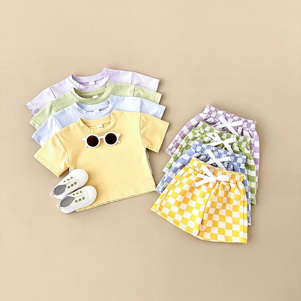 Checkers Cloth Set Checkers Sets | 4 Colours – My Little Wardrobe