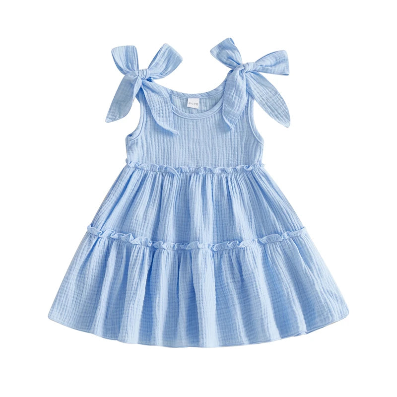 Geneveive Tiered Dress | Blue
