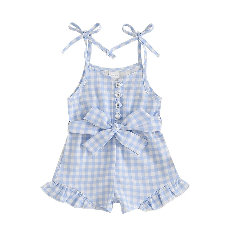 Gingham Tie Up Playsuit | 3 Colours