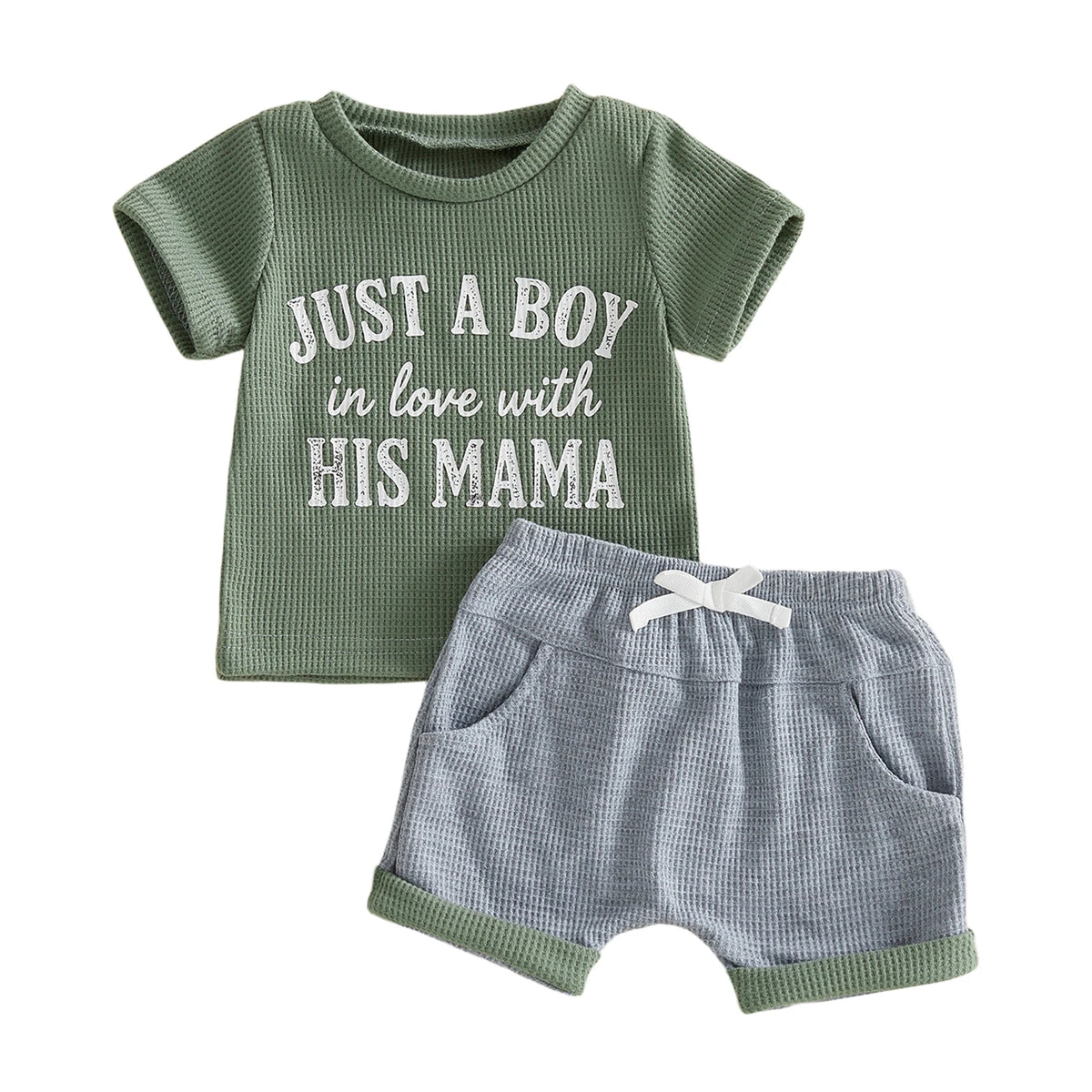 In Love with Mama Shorts Set