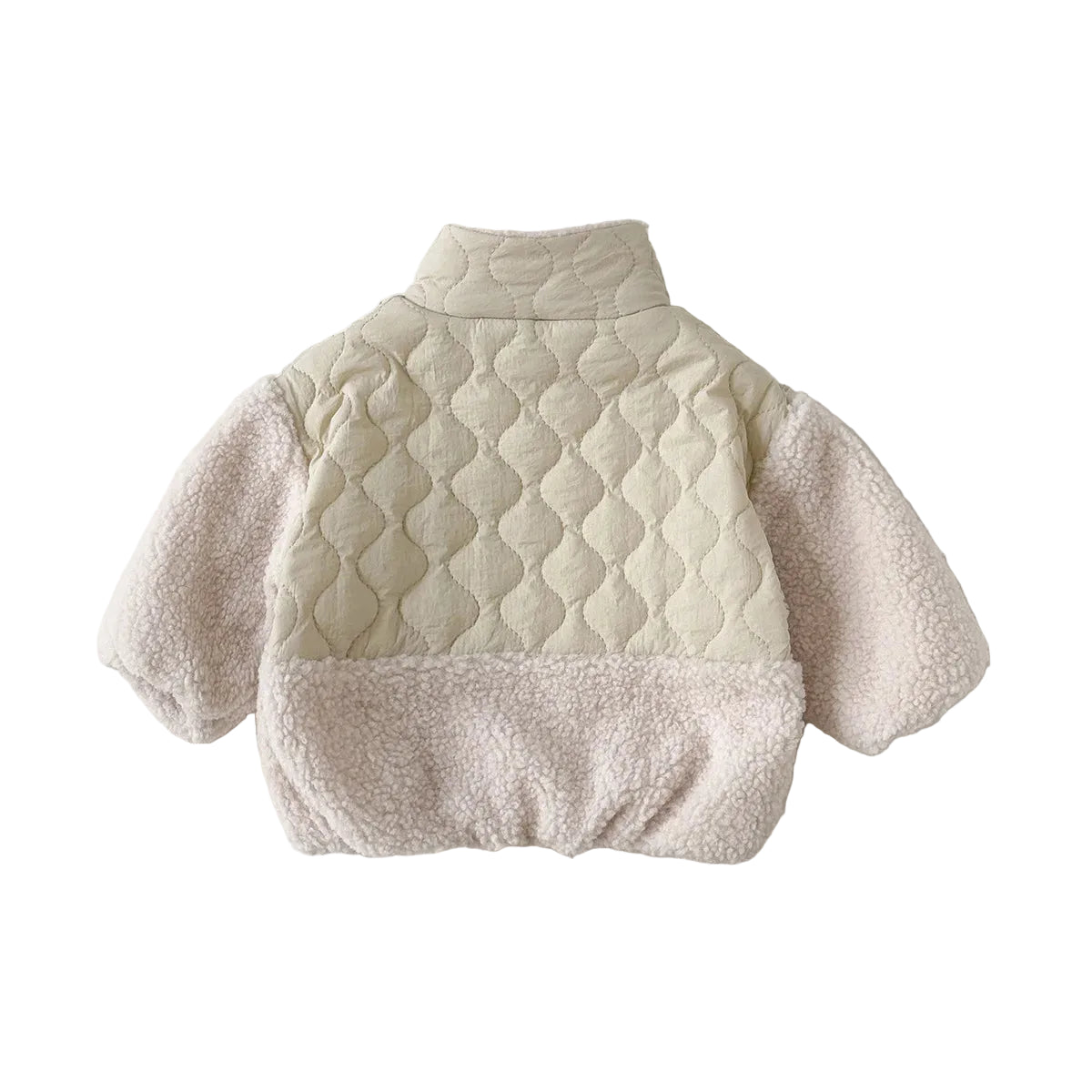 Retro Quilted Fleece Jacket