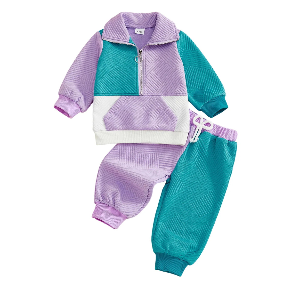 Retro Zip Tracksuit | Purple