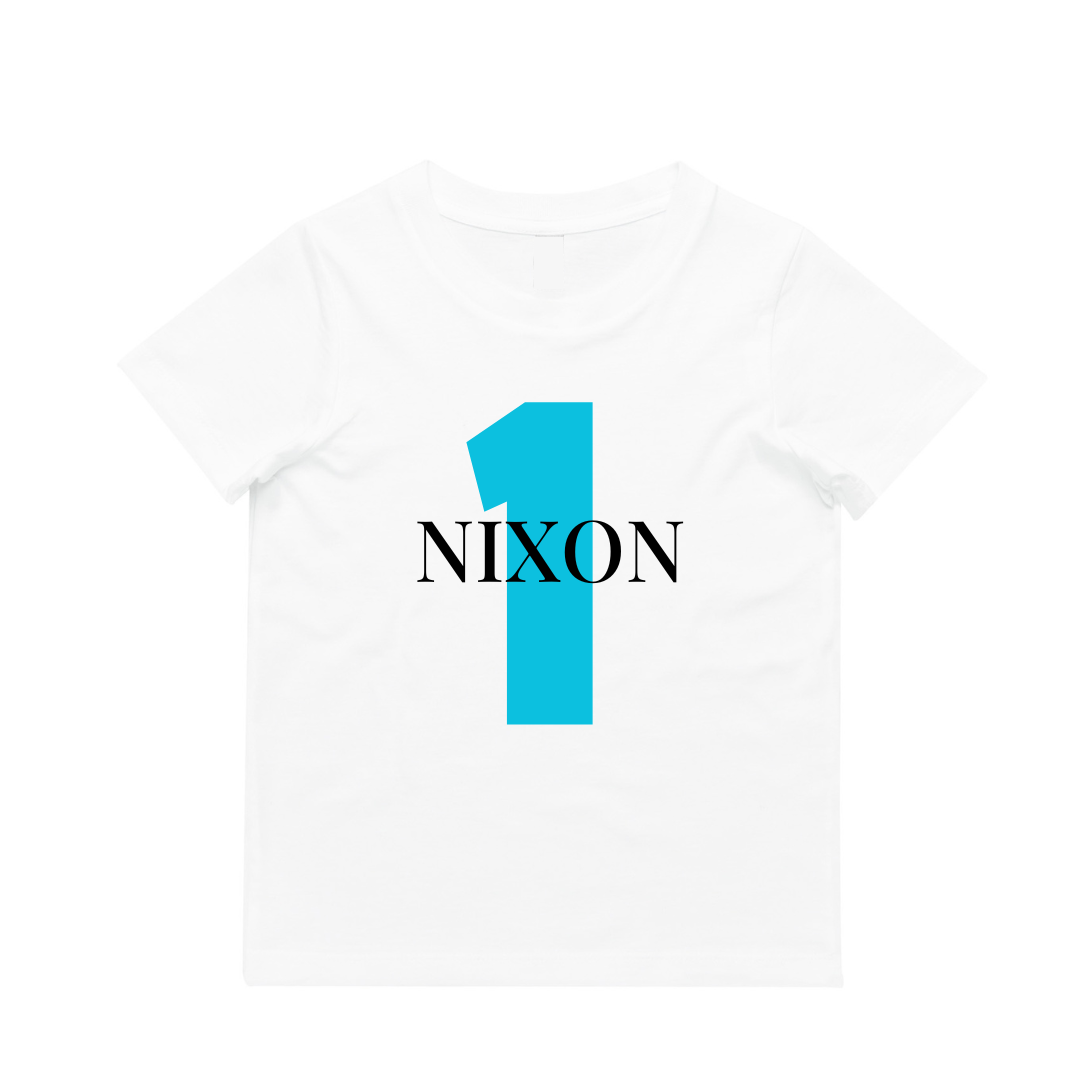 MLW By Design - Personalised Birthday Tee | Blue or Pink