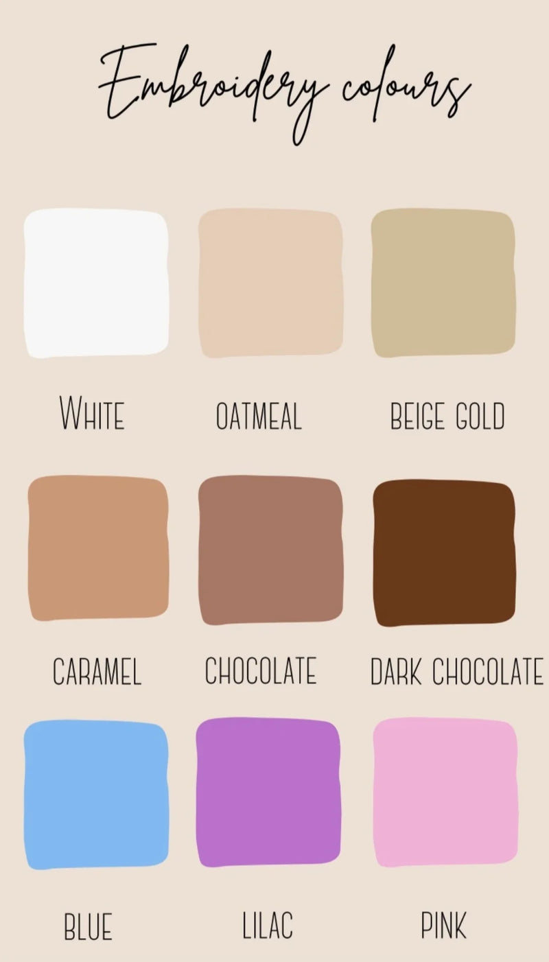 Little Zemi Personalised Baby Bear Towel White