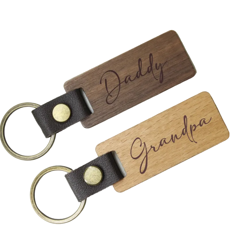 Meridian Etch - Personalised Father's Day Keyring