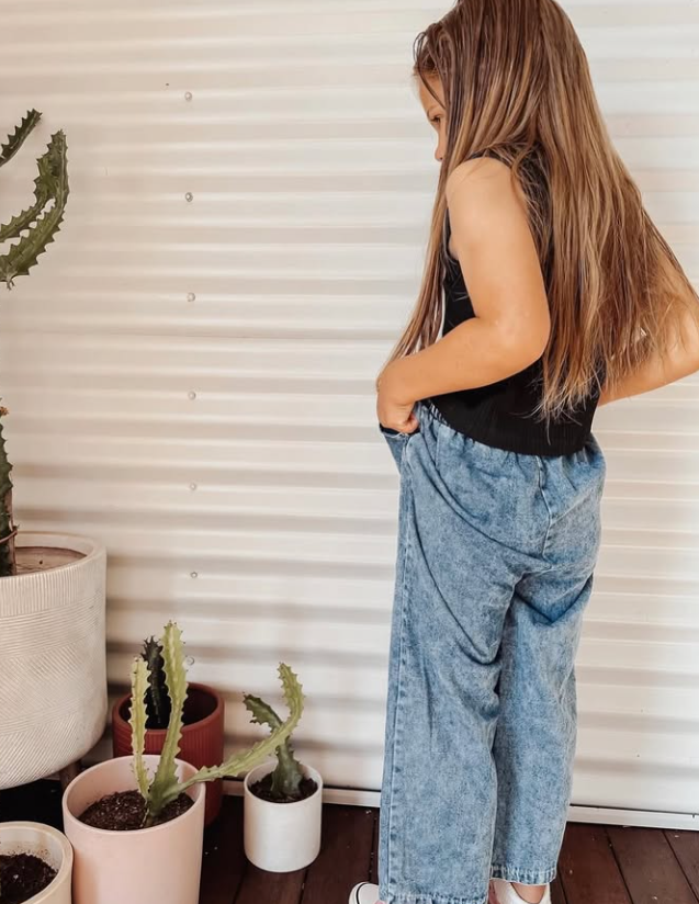 Butterfly Jeans Set