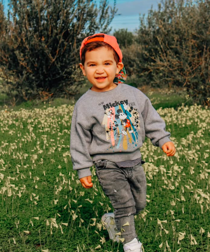 MLW By Design - Mickey Vintage Oversized Crew