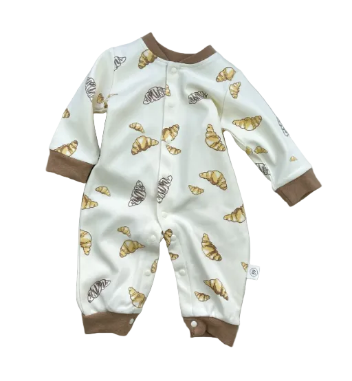 Snap Front Snuggle Romper | Various Patterns