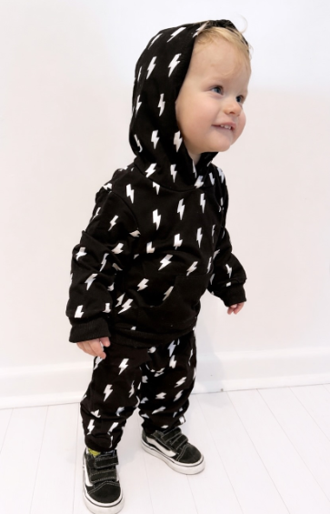 Lightning Tracksuit Set | Black