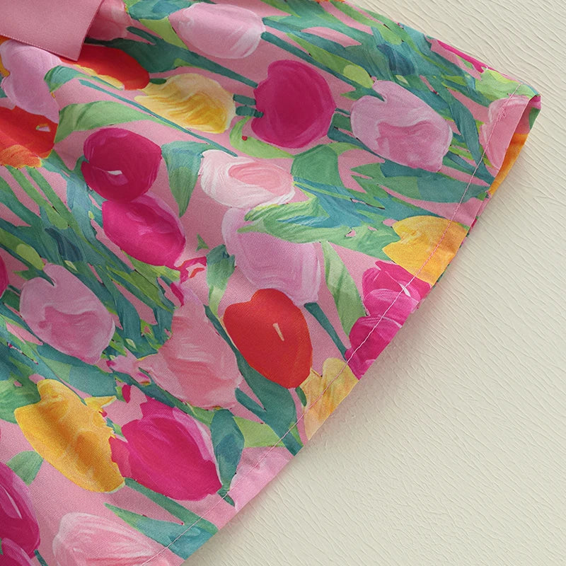 Tulips Bow Dress