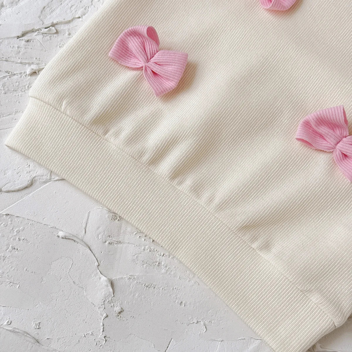 Pink Bows Jumper & Matching Flares Set