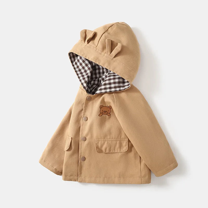 Caramel Plaid Coat