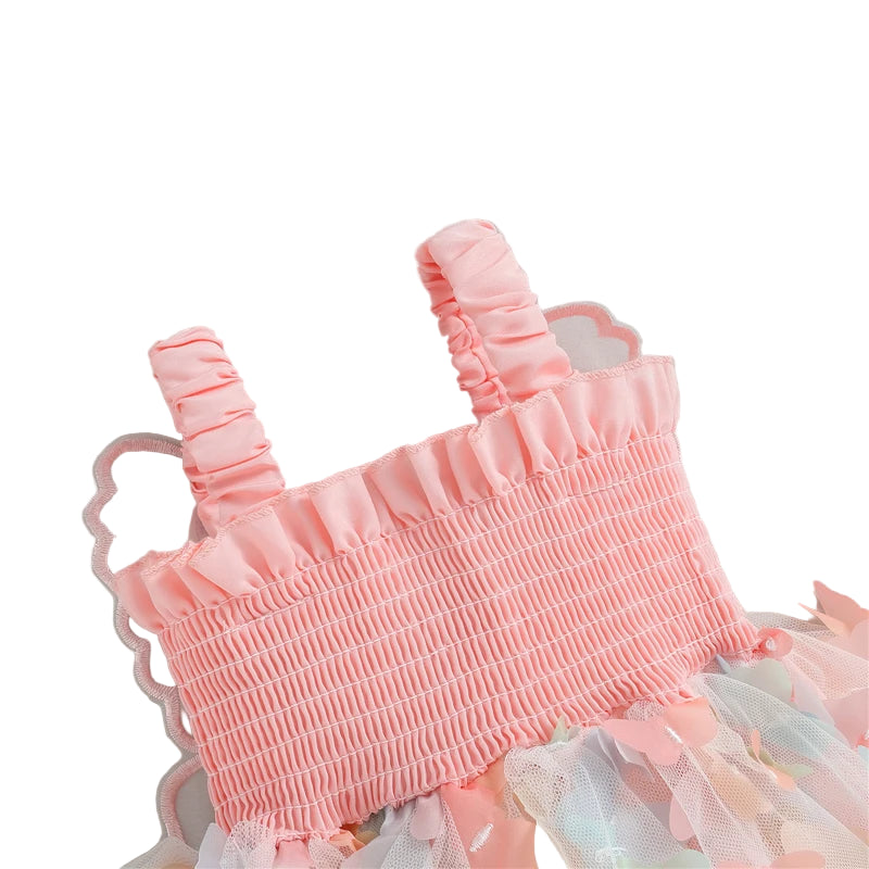 Rainbow Butterfly Party Dress