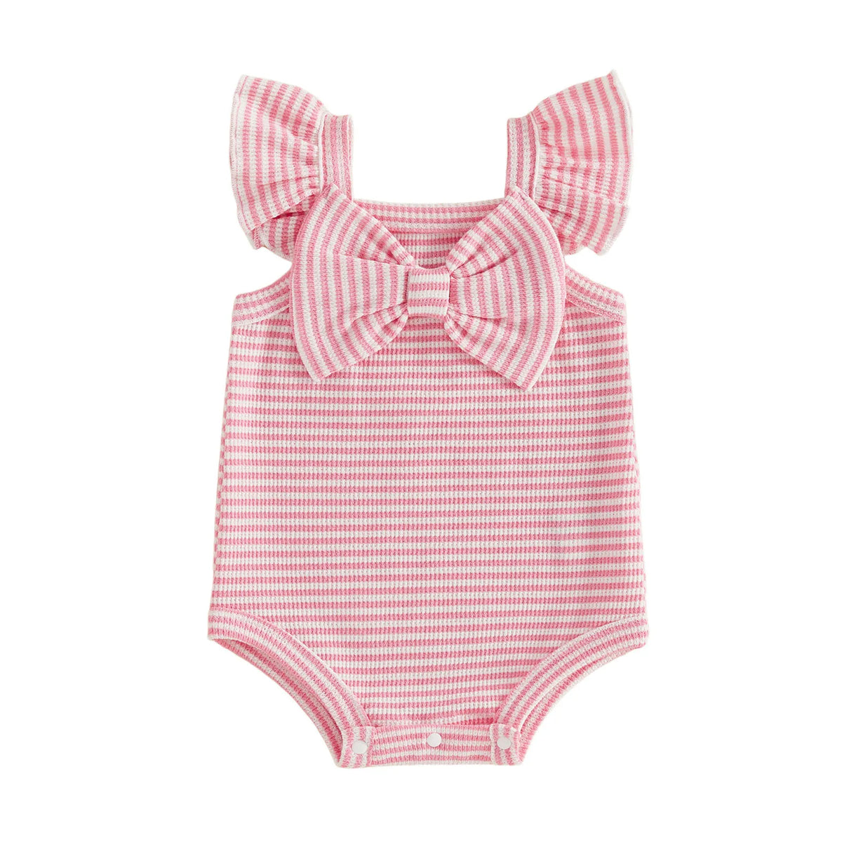 Piper Summer Bow Romper | Pink