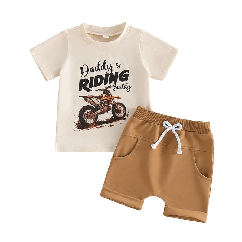 Daddy's Riding Buddy Set | Brown