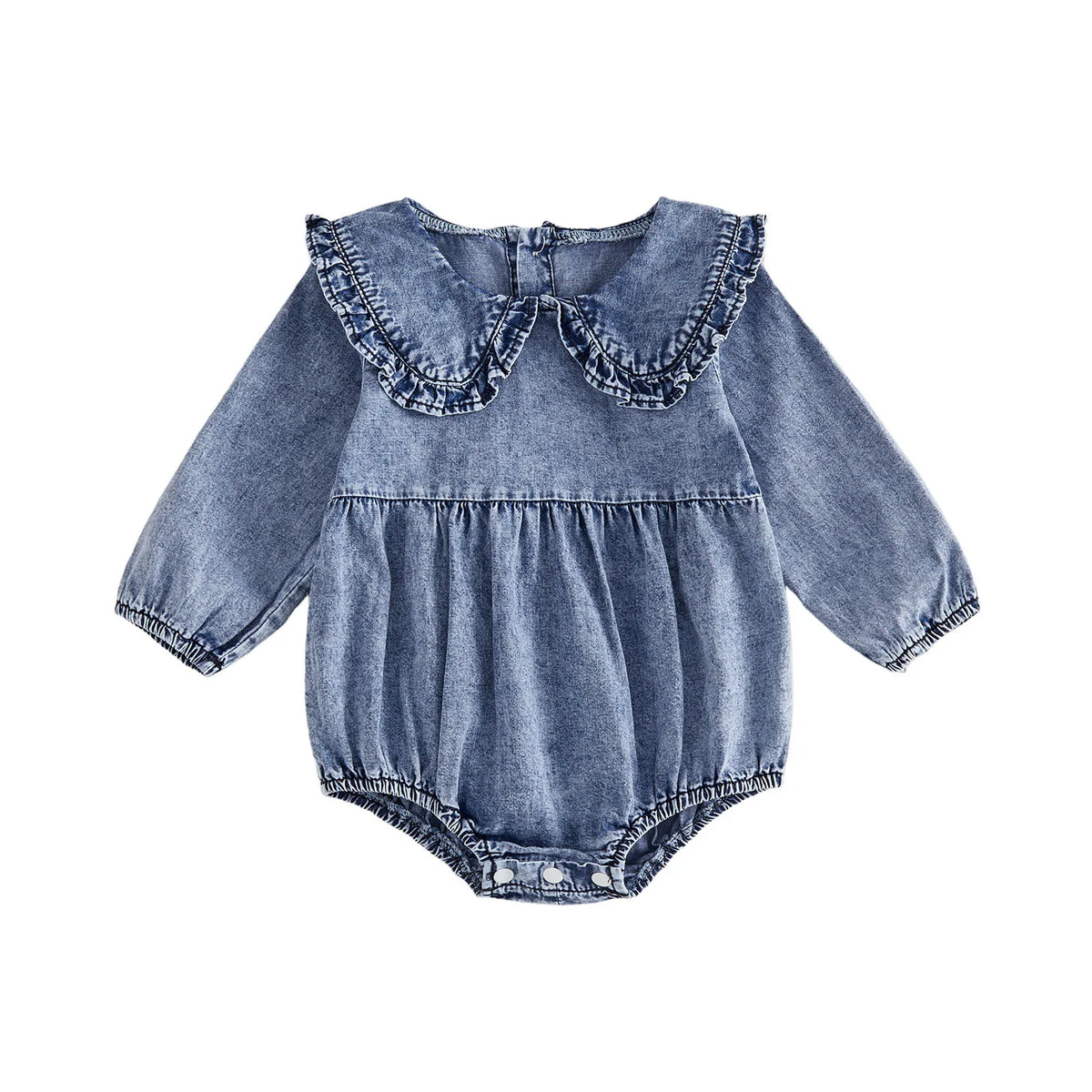 Penny Denim Romper