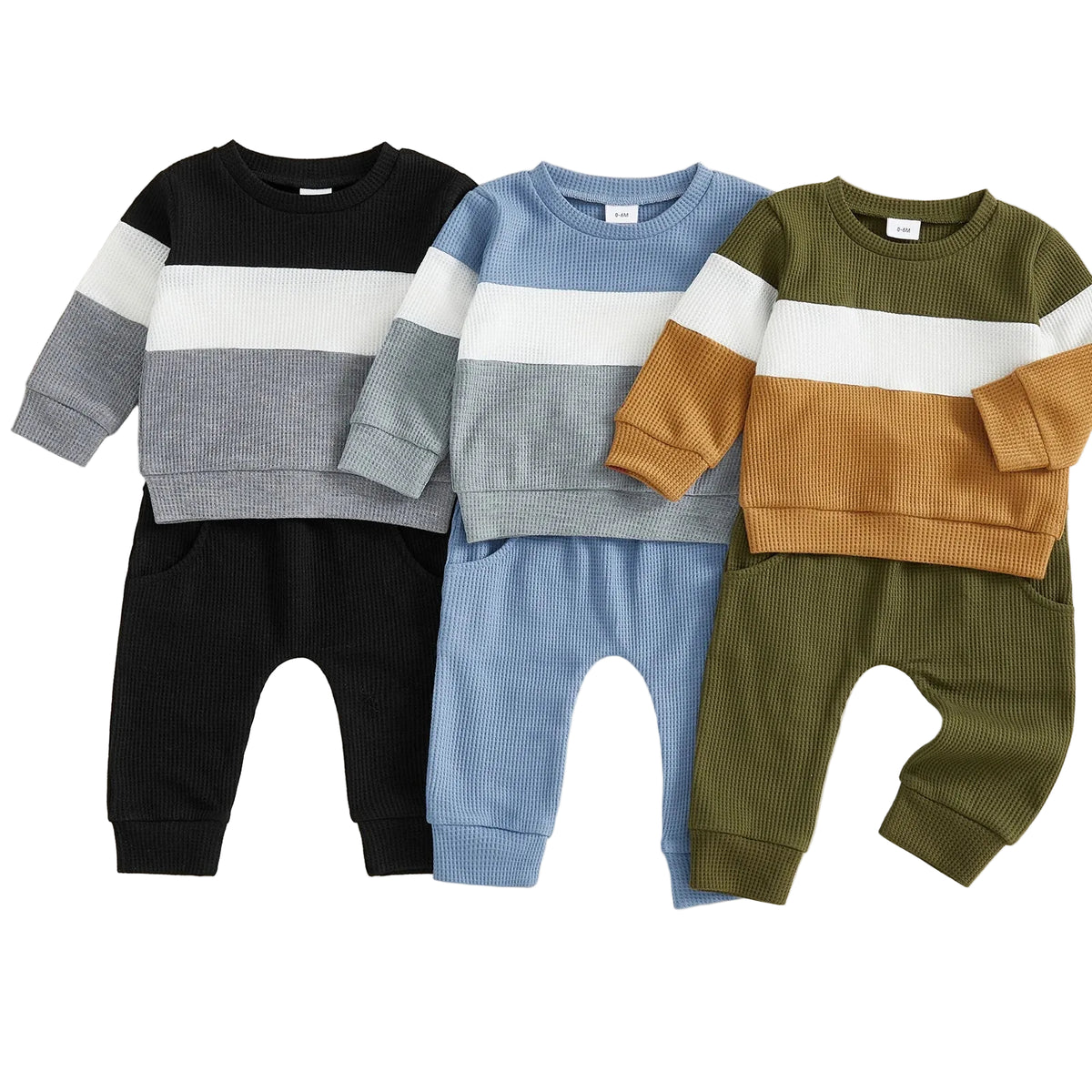 Benji Stripe Set | Blue