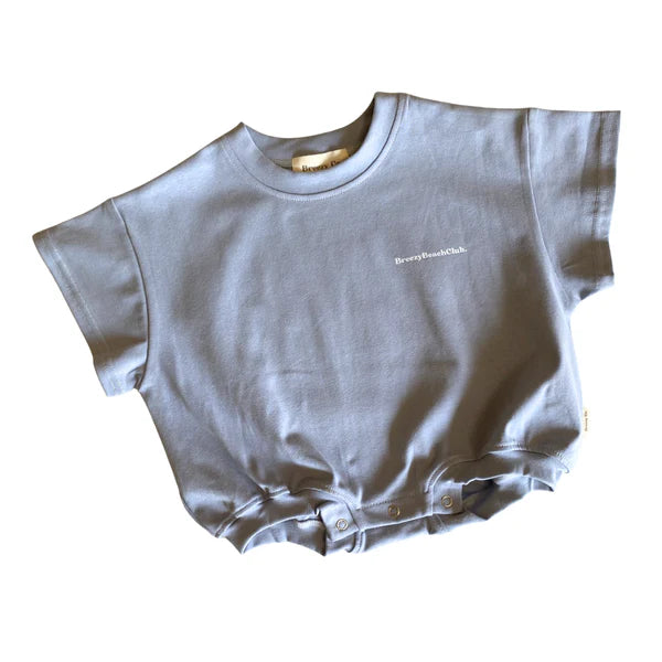 Breezy Co. - Beach Club Bubble Romper | Pale Blue