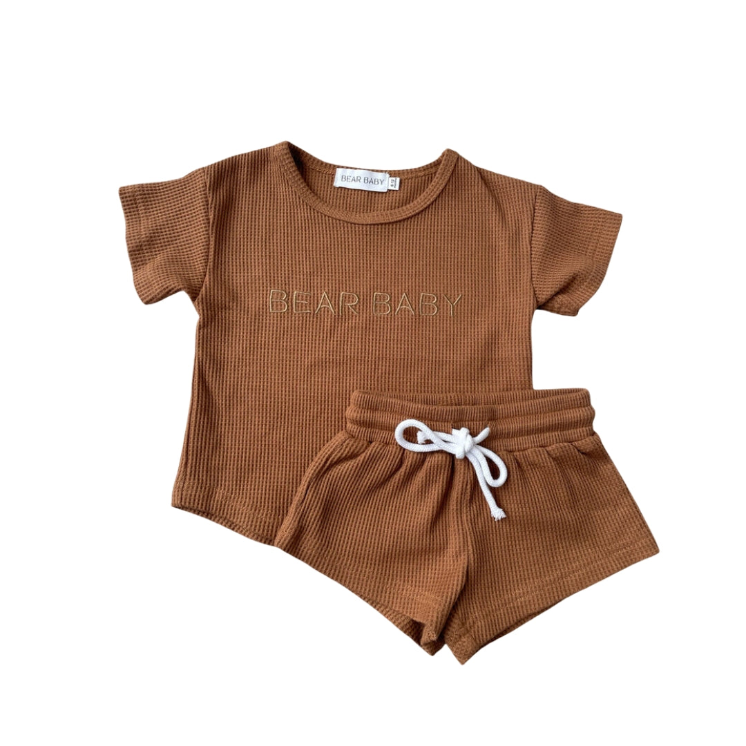 Bear Baby - Waffle Set | Toffee