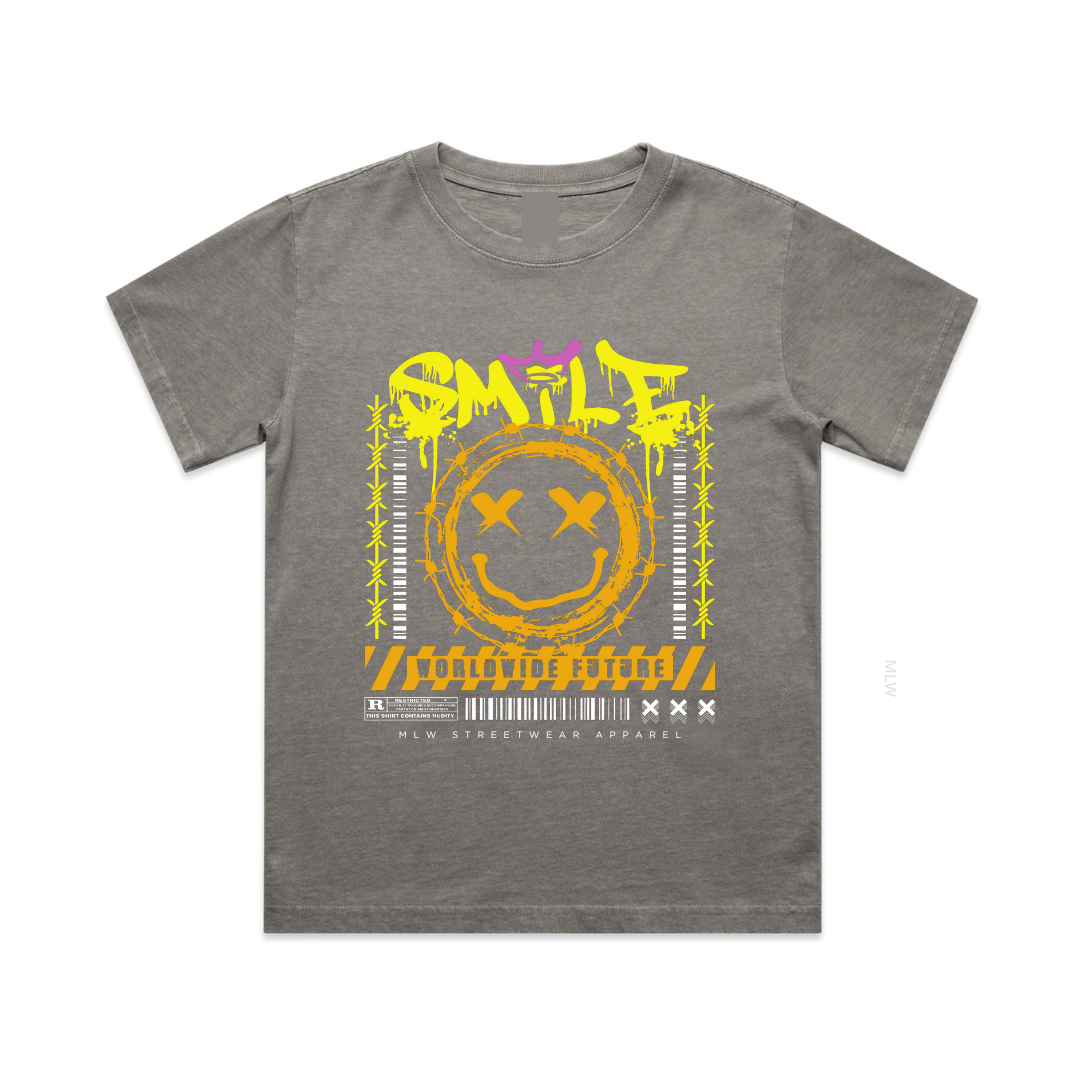 MLW By Design - Smile Oversized Tee