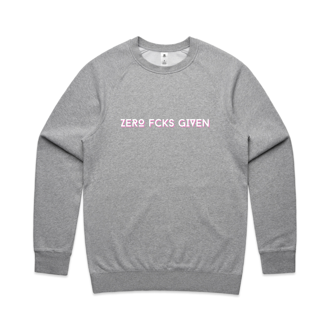 MLW By Design - Zro FCKS Adult Crew | Various Colours