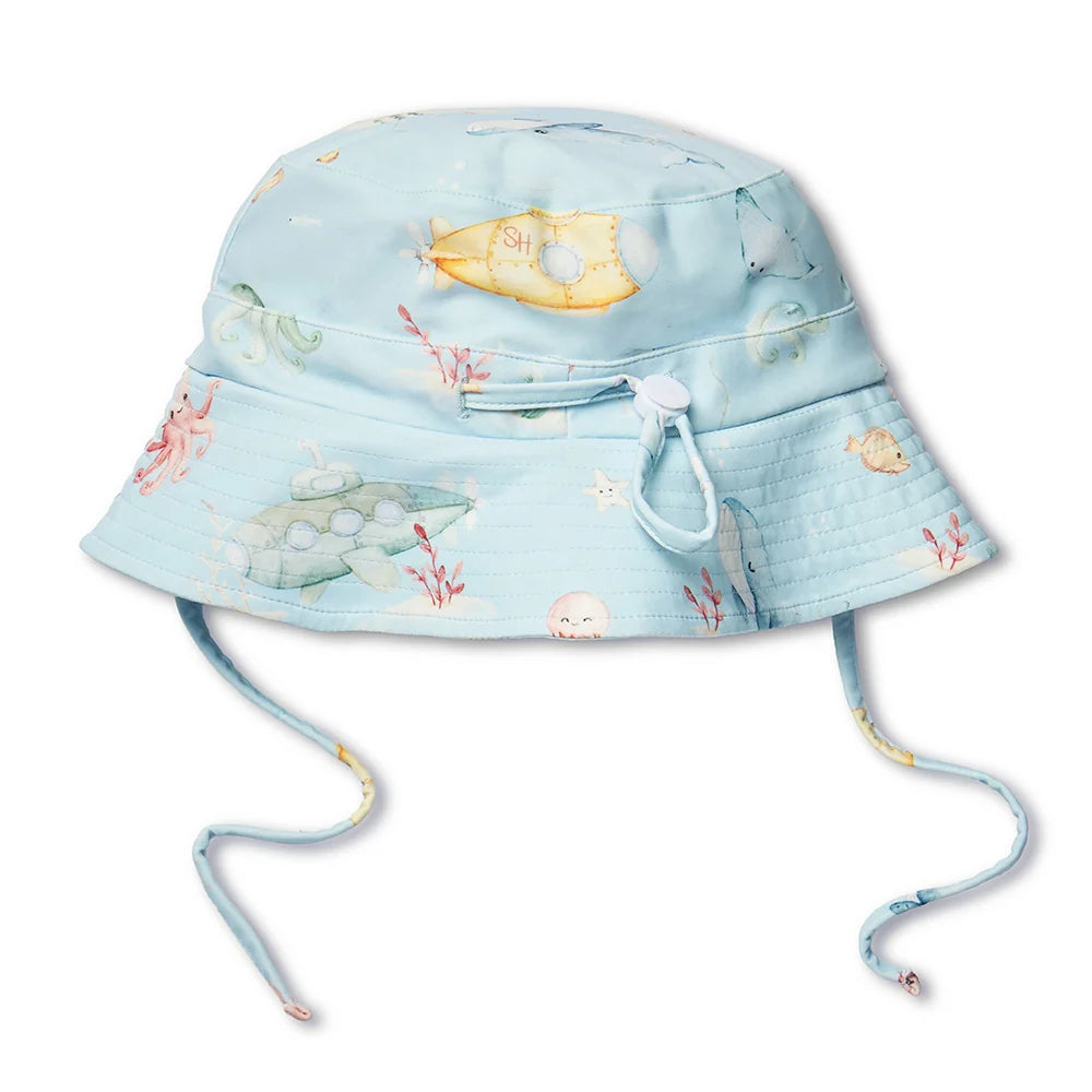 Snuggle Hunny Kids - Swim Hat | Blue Little Subs