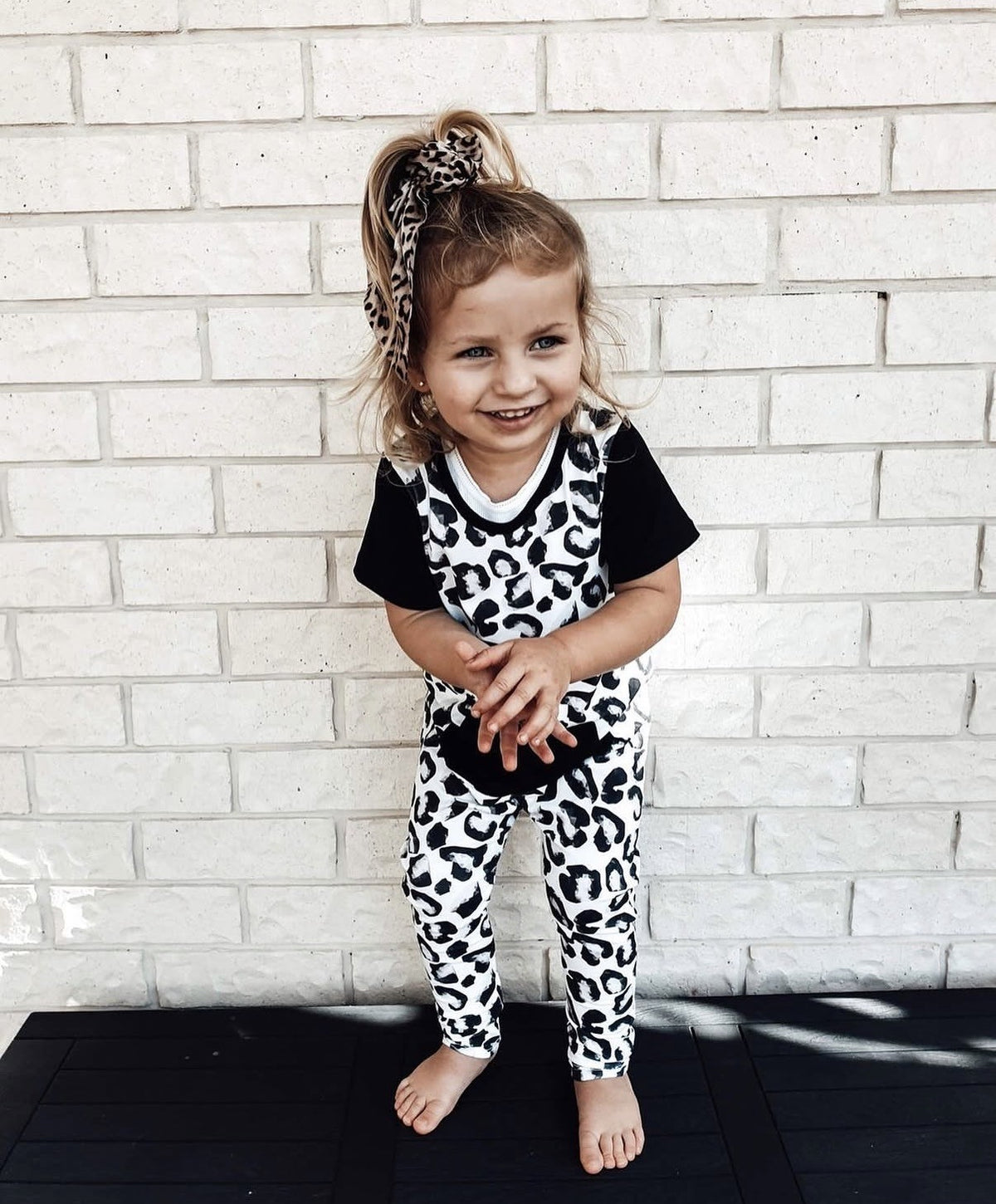 Little Wolfie - Leopard Romper *CLEARANCE*