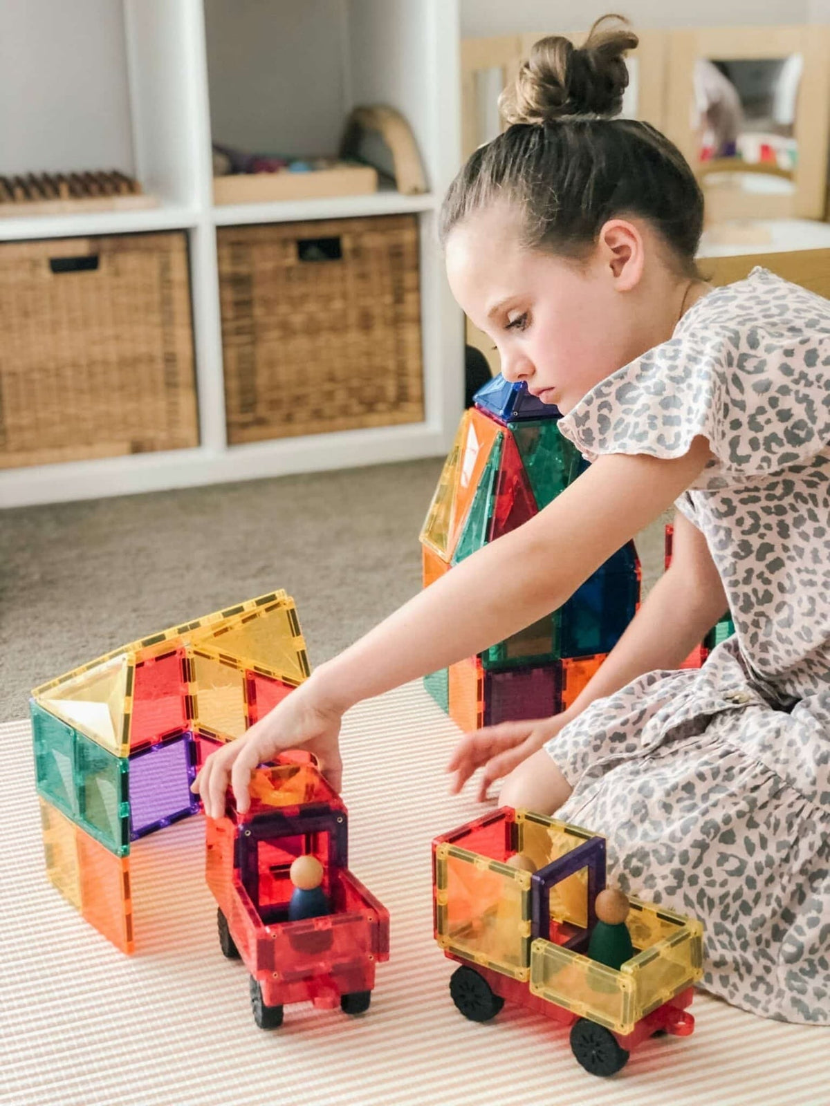 Connetix Tiles - 24 Piece Rainbow Motion Pack