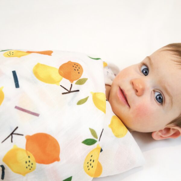 Tinker Tot Baby - Bamboo Cotton Swaddle – Lemon Tree