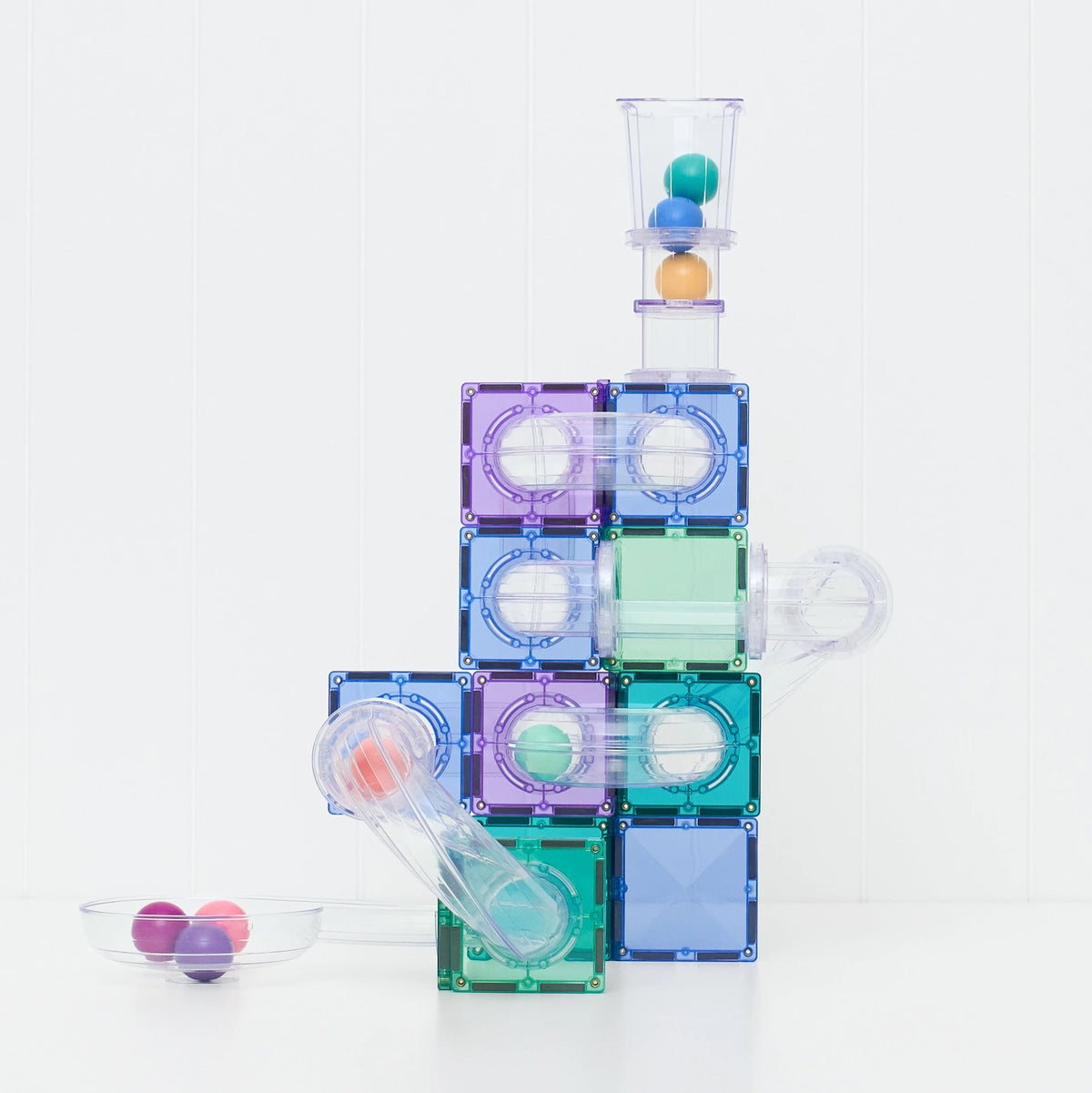 Connetix Tiles - 114 Piece Ball Run Pastel Pack