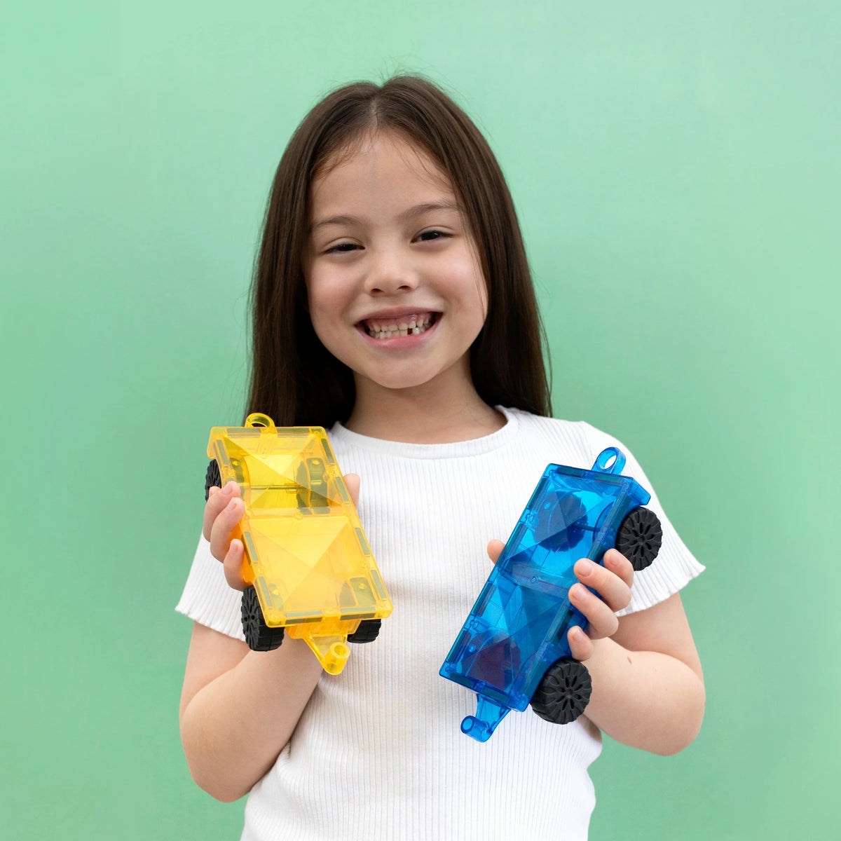Connetix Tiles - 2 Piece Bright Car Pack