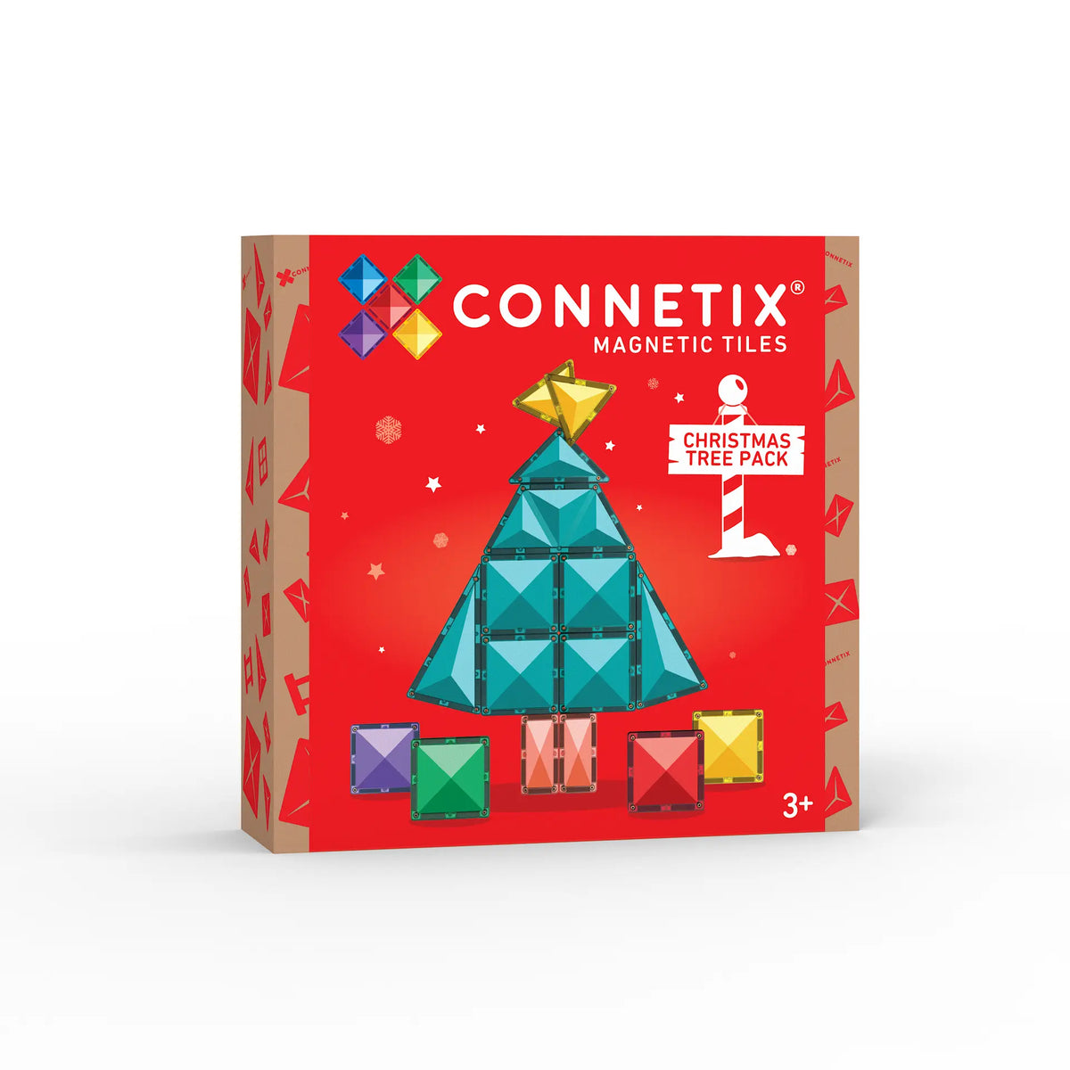 Connetix Tiles - 16 Piece Christmas Tree Pack