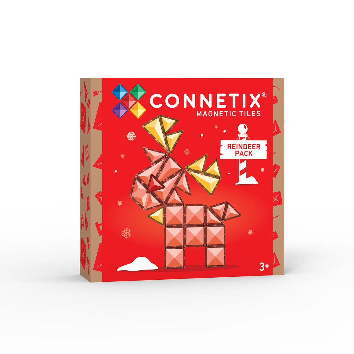 Connetix Tiles - 25 Piece Christmas Reindeer Pack
