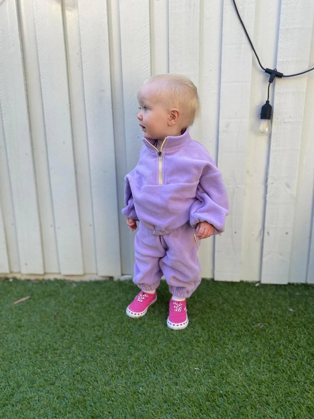 Breezy Co. - Fluffy Tracksuit Set | Lilac