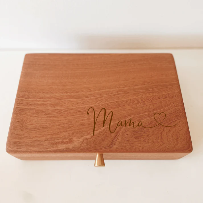 Timber Tinkers - Personalised Wooden Jewellery Box | Heart