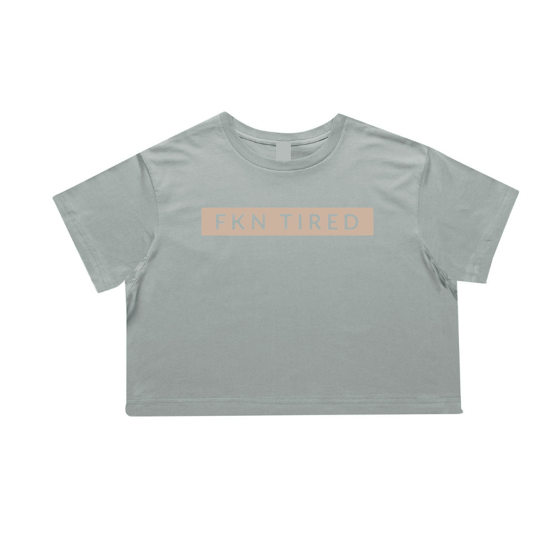 MLW By Design - FKN TIRED Adult Crop | Various Colours