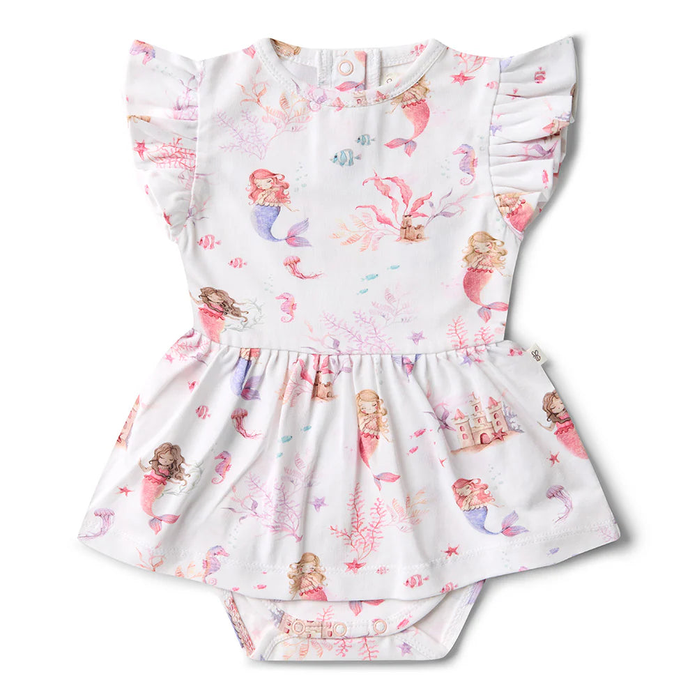 Snuggle Hunny Kids - Organic Dress | Mermaid