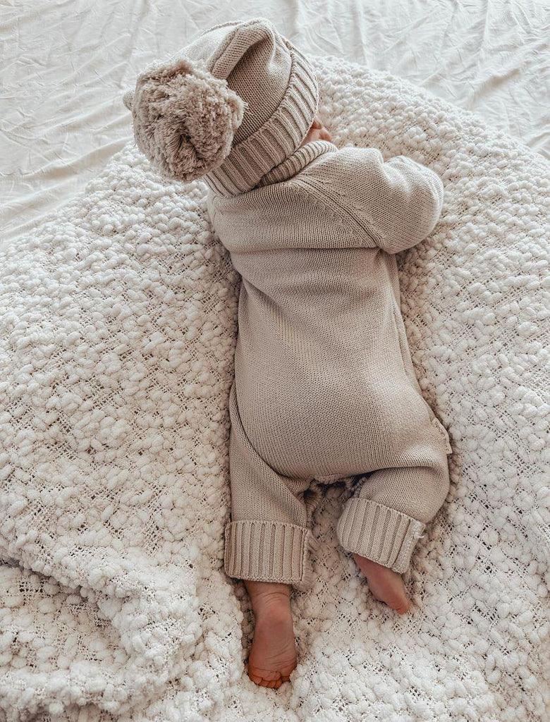 3 Little Crowns - Knitted Beanie | Mushroom (Pre-Order Late May)