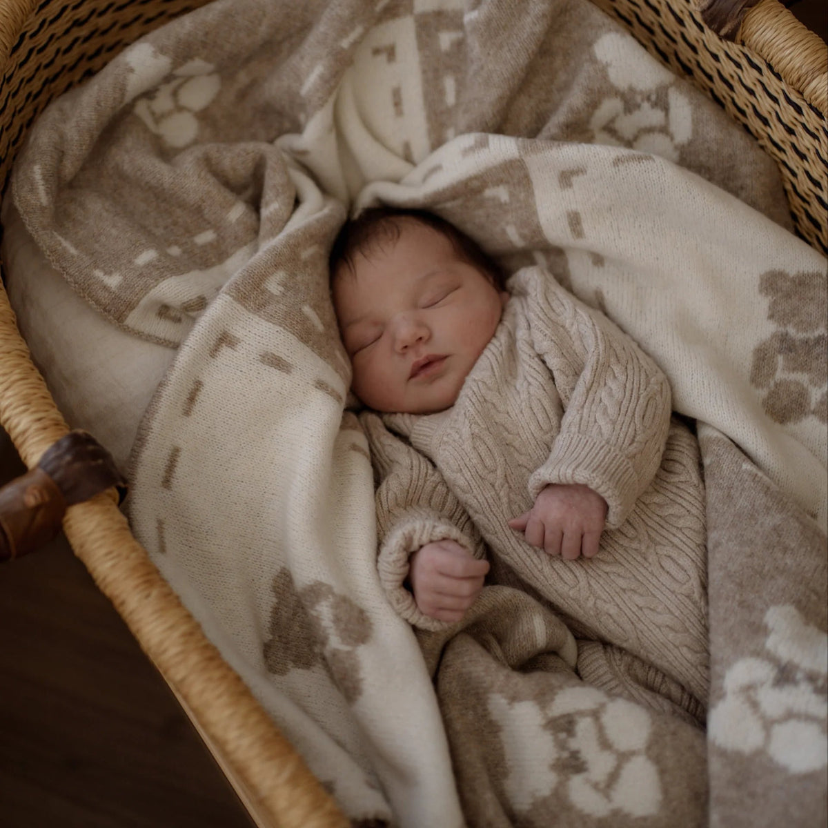 Pop Ya Tot - Knitted Blanket | Little Ted