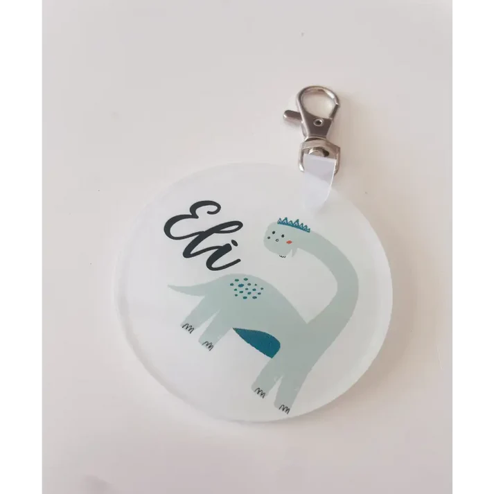 Timber Tinkers - Round Acrylic Bag Tag | Various Designs
