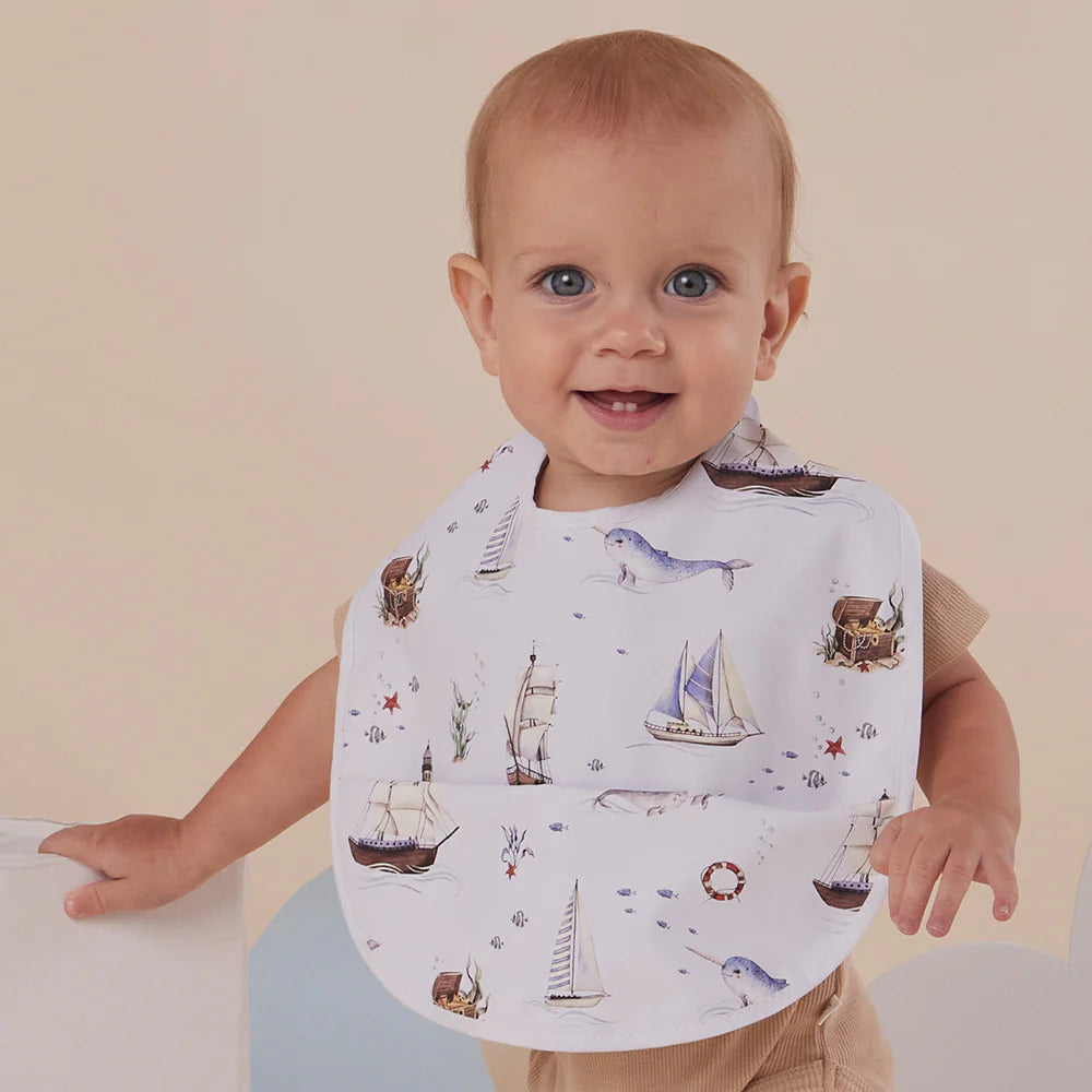 Snuggle Hunny Kids - Waterproof Snuggle Bib | Set Sail