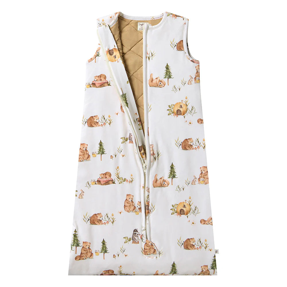 Snuggle Hunny Kids- 2.5 TOG Organic Sleeping Bag | Bears