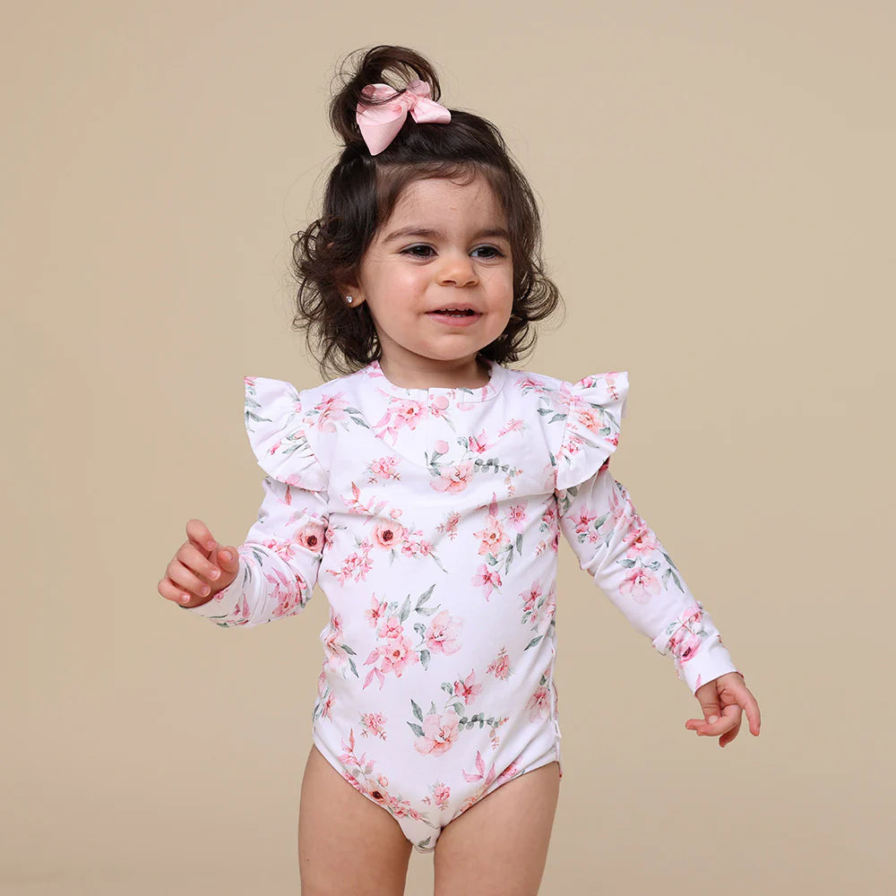 Snuggle Hunny Kids - Long Sleeve Organic Bodysuit | Camille