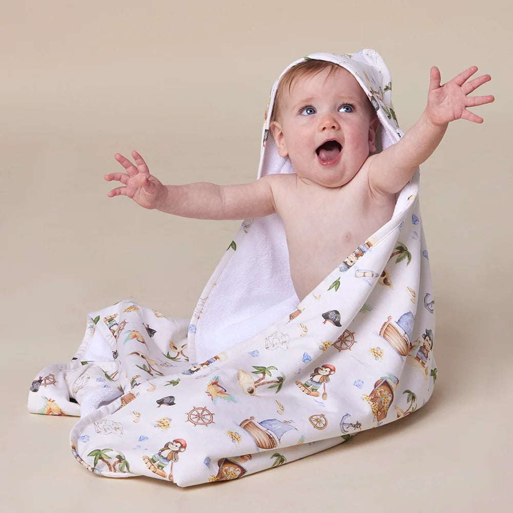Snuggle Hunny Kids - Organic Hooded Baby Towel | Treasure Island