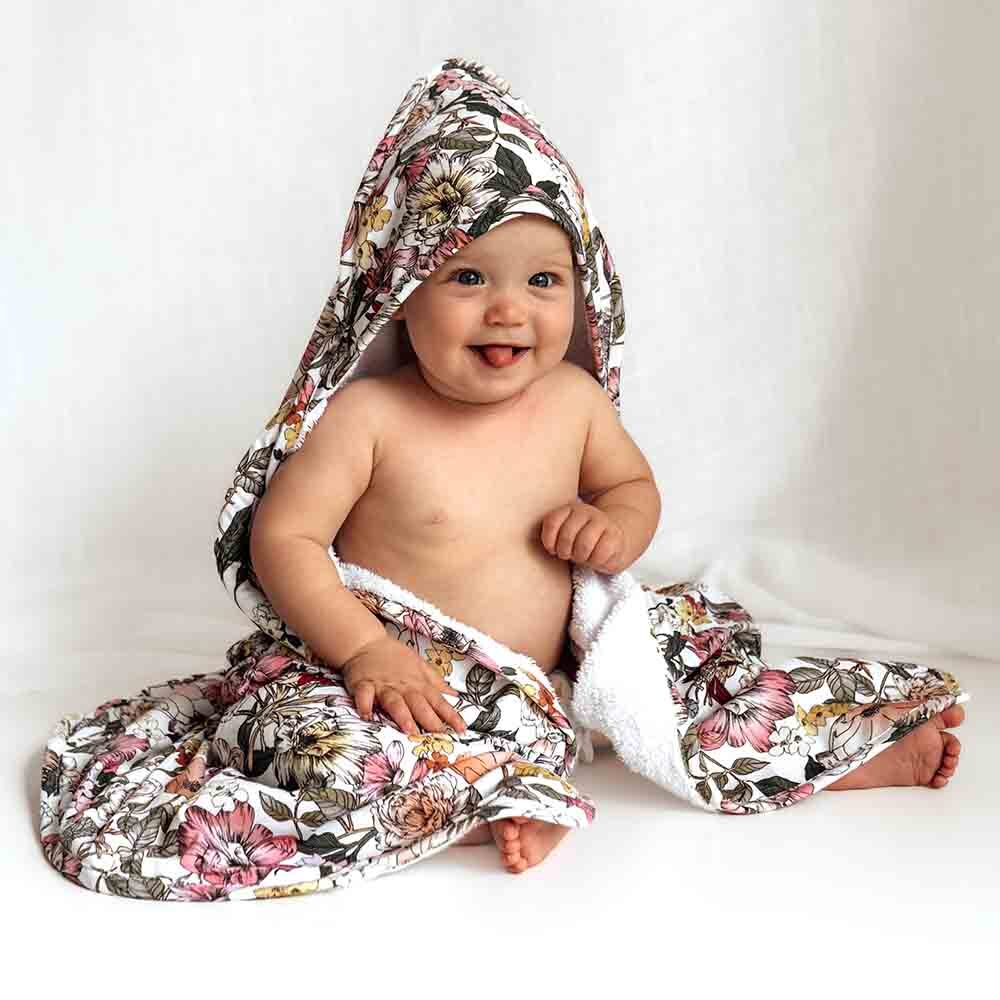 Snuggle Hunny Kids - Australiana Organic Hooded Baby Towel