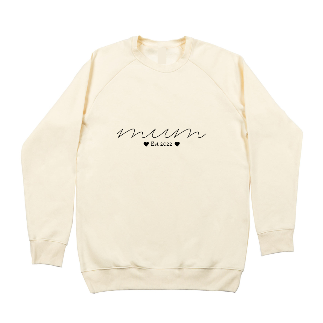 MLW By Design - Personalised Established MUM Adult Crew | Various Colours