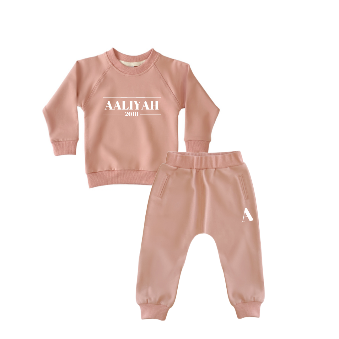 Baby girl tracksuit sale clearance