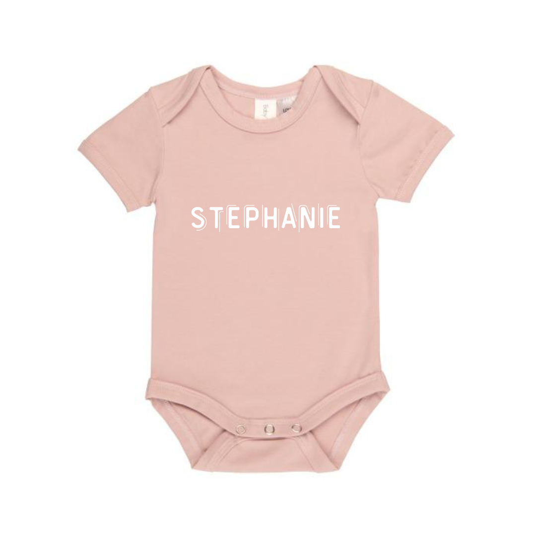 MLW By Design - Name Outline Bodysuit | Various Colours