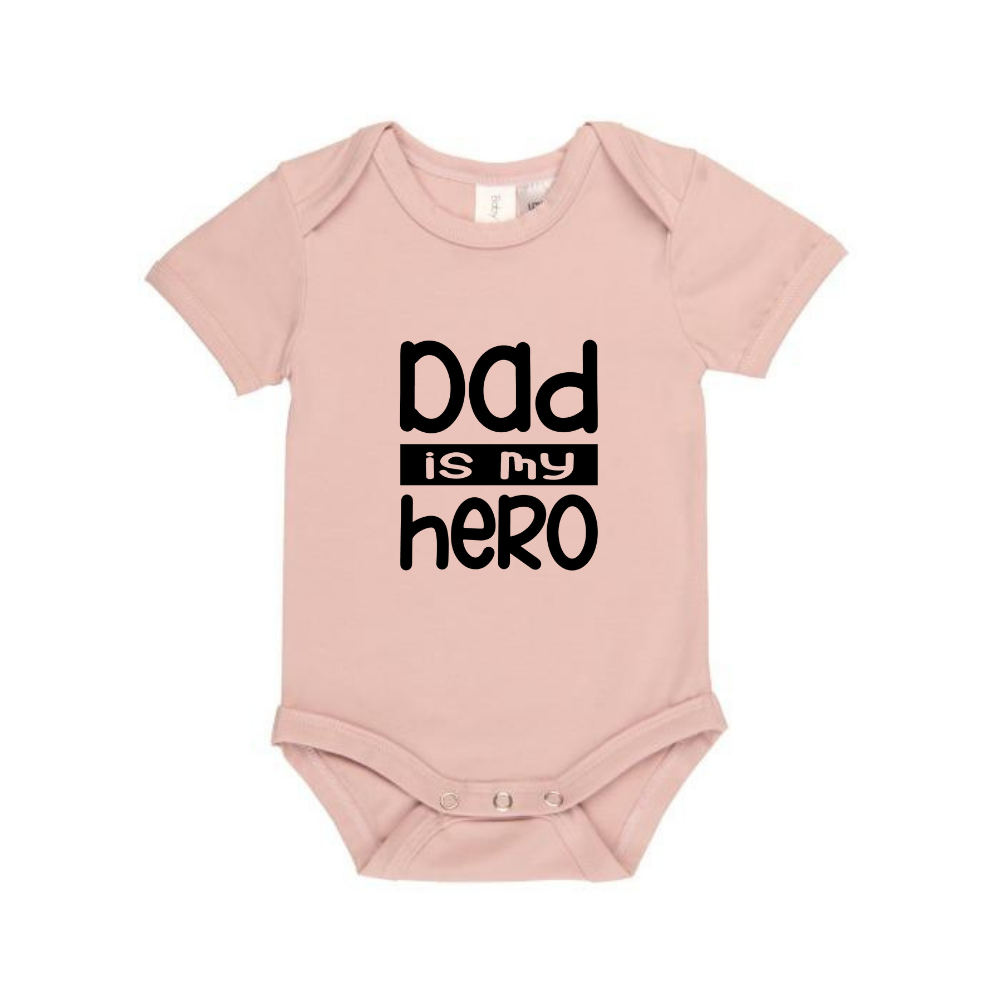 MLW by Design - Dad Is My Hero Bodysuit | Various Colours