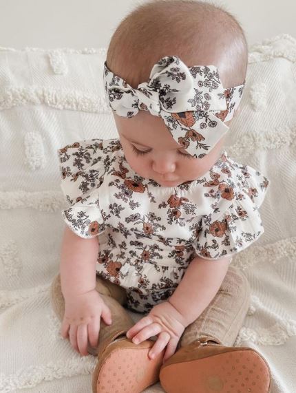 Indiana Floral Romper & Headwrap